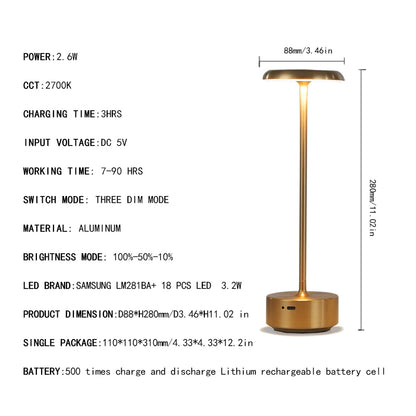 LumiGlow Rechargeable Lamp