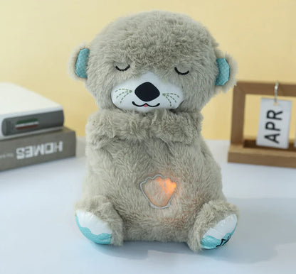 Baby Plush Breathing Bear – Soothing Sleep Toy with Music and Light